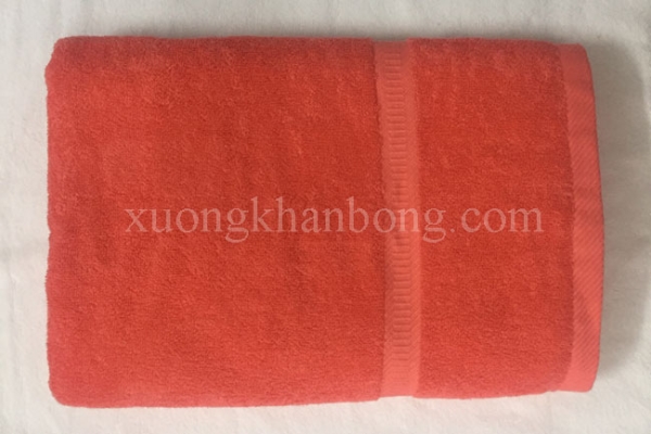 Khăn đắp spa cotton màu cam