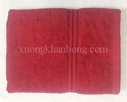 Khăn đắp spa cotton màu đỏ đô