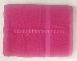 Khăn đắp spa cotton màu hồng