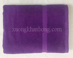 Khăn đắp spa cotton màu tím