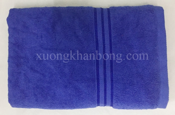 Khăn đắp spa cotton màu xanh đậm