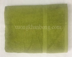 Khăn đắp spa cotton màu xanh rêu