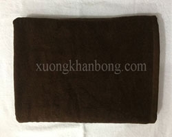 Khăn trải giường Spa Cotton màu nâu socola