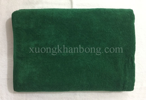 Khăn trải giường Spa Cotton màu xanh lục