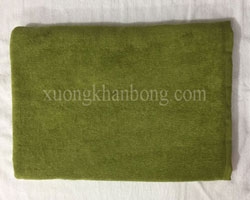 Khăn trải giường Spa Cotton màu xanh rêu