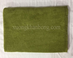 Khăn trải giường Spa Cotton màu xanh rêu